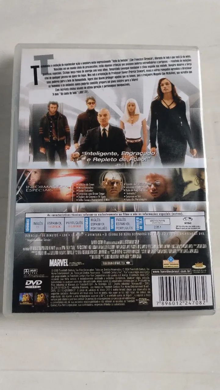 DVD original x men o filme ótimo estado  - Foto 4