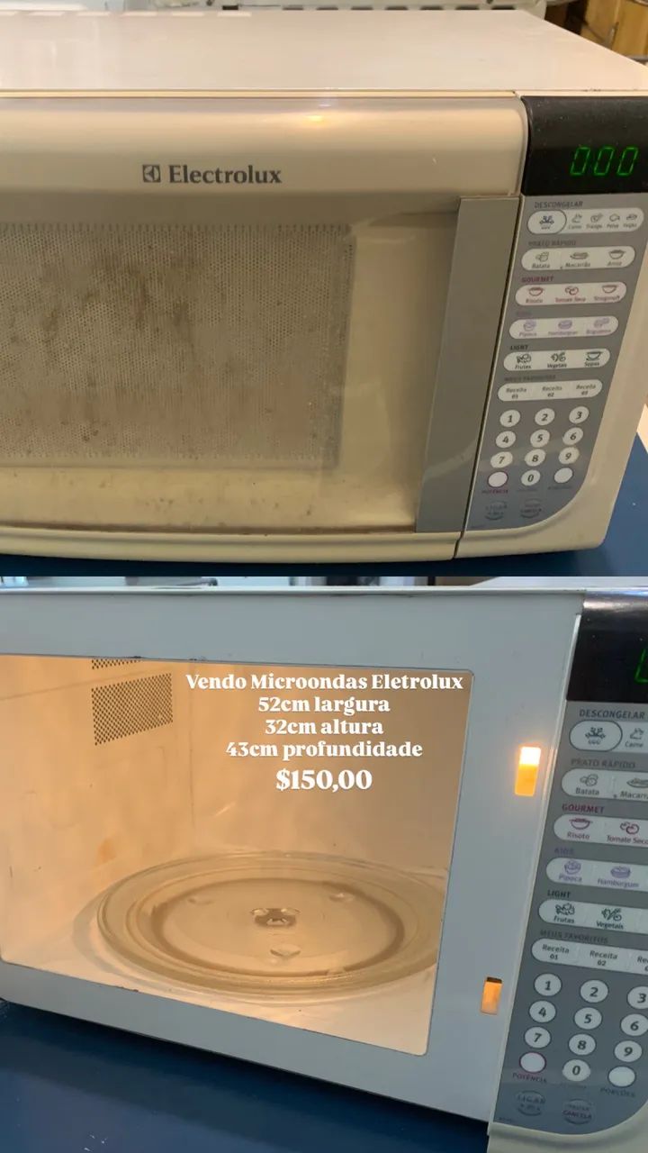 Vendo Microondas Eletrolux 