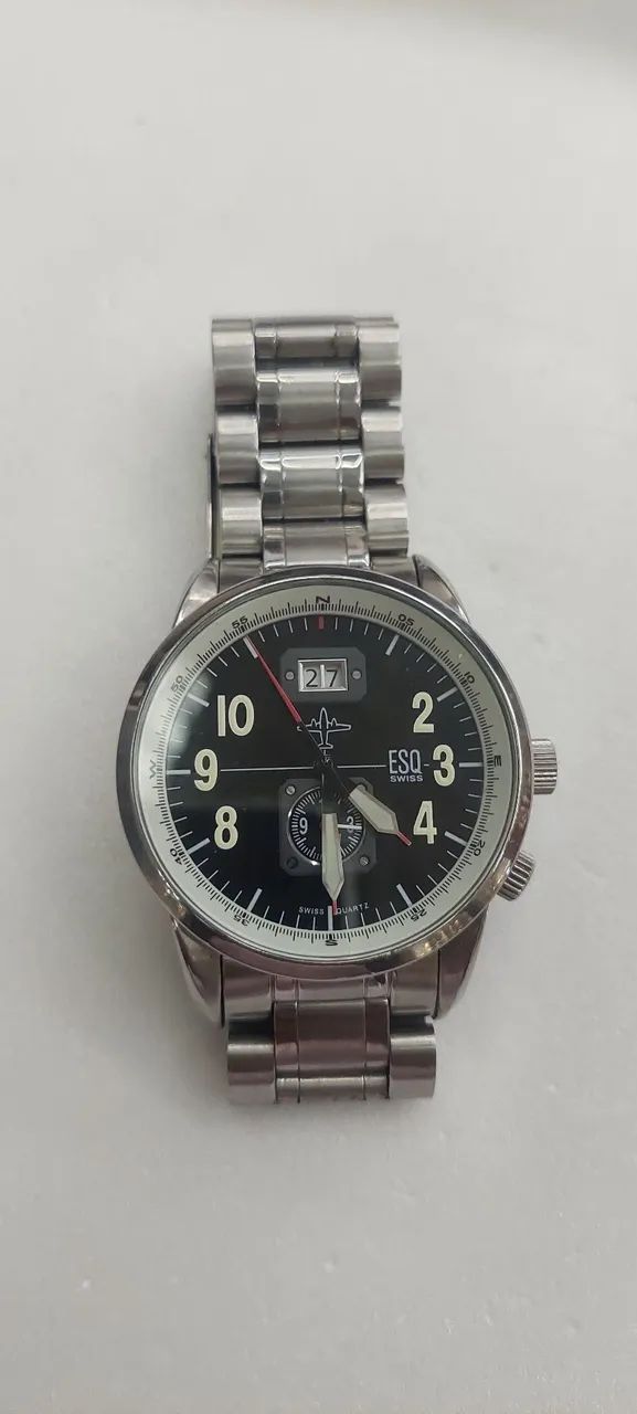 Relógio marca movado modelo Beacon aço 