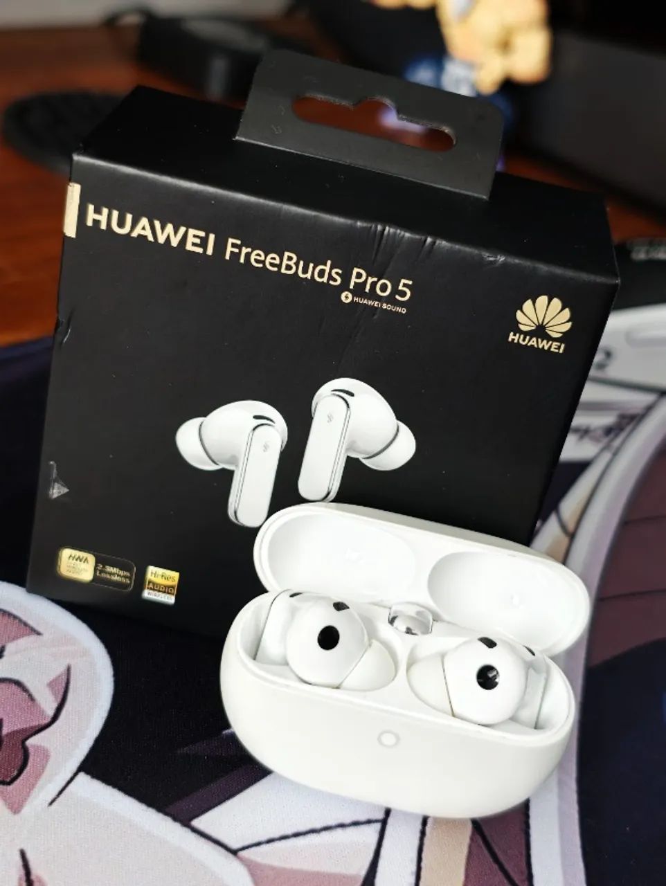 HUAWEI FreeBuds Pro 5 Branco - Fones de Ouvido - Areia Branca