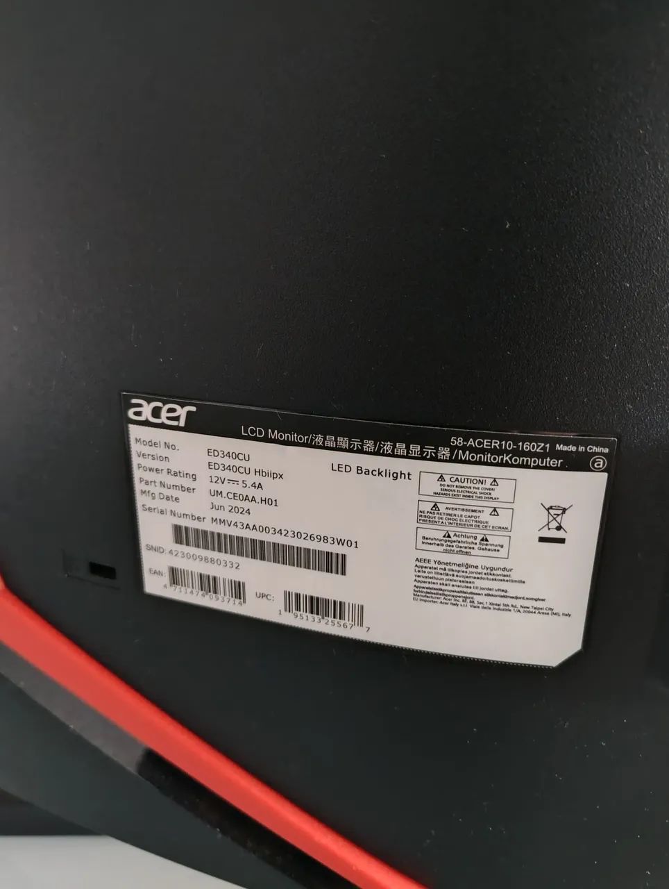 Monitor gamer 34" - Foto 3