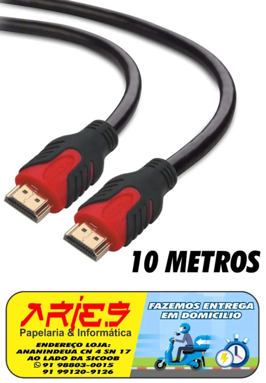CABO HDMI V2.0 4K 3D 10 METROS PLUSCABLE PC-HDMI100M