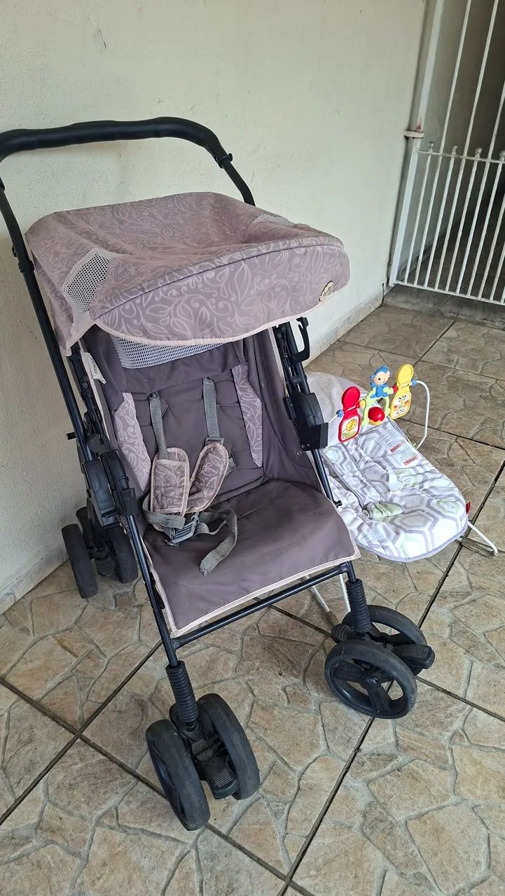 Carrinho de Bebê + Cadeirinha - Foto 3