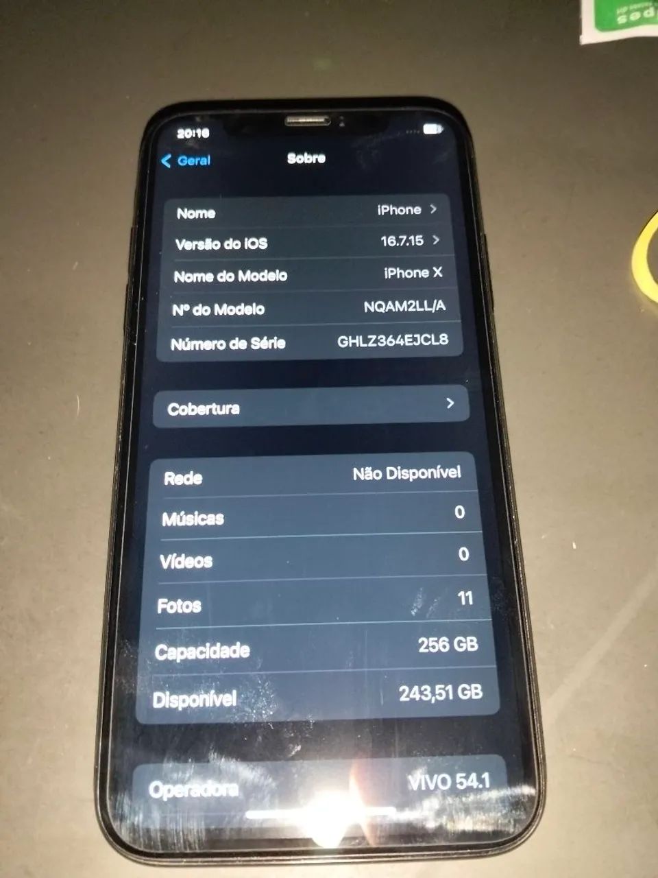 iPhone X 256GB - Bateria 100% - Celulares e Smartphones