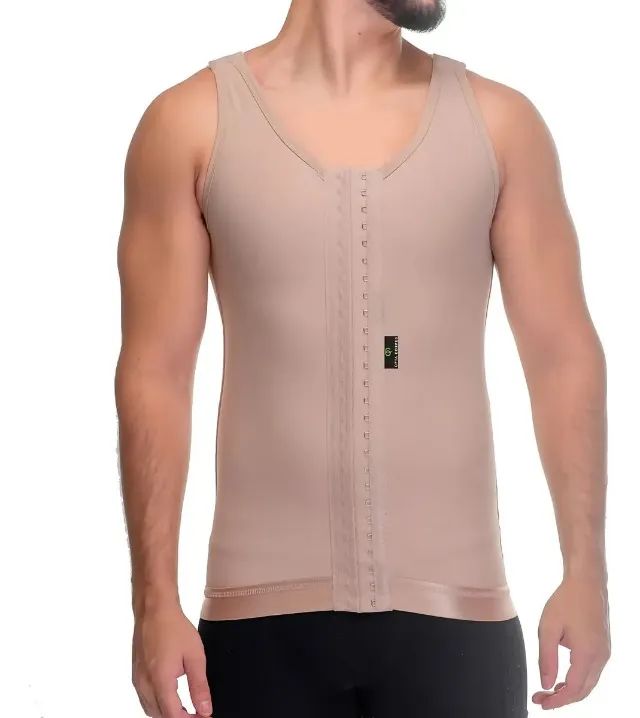 Cinta Pós Cirúrgica Masculina Ginecomastia Colete Modelador