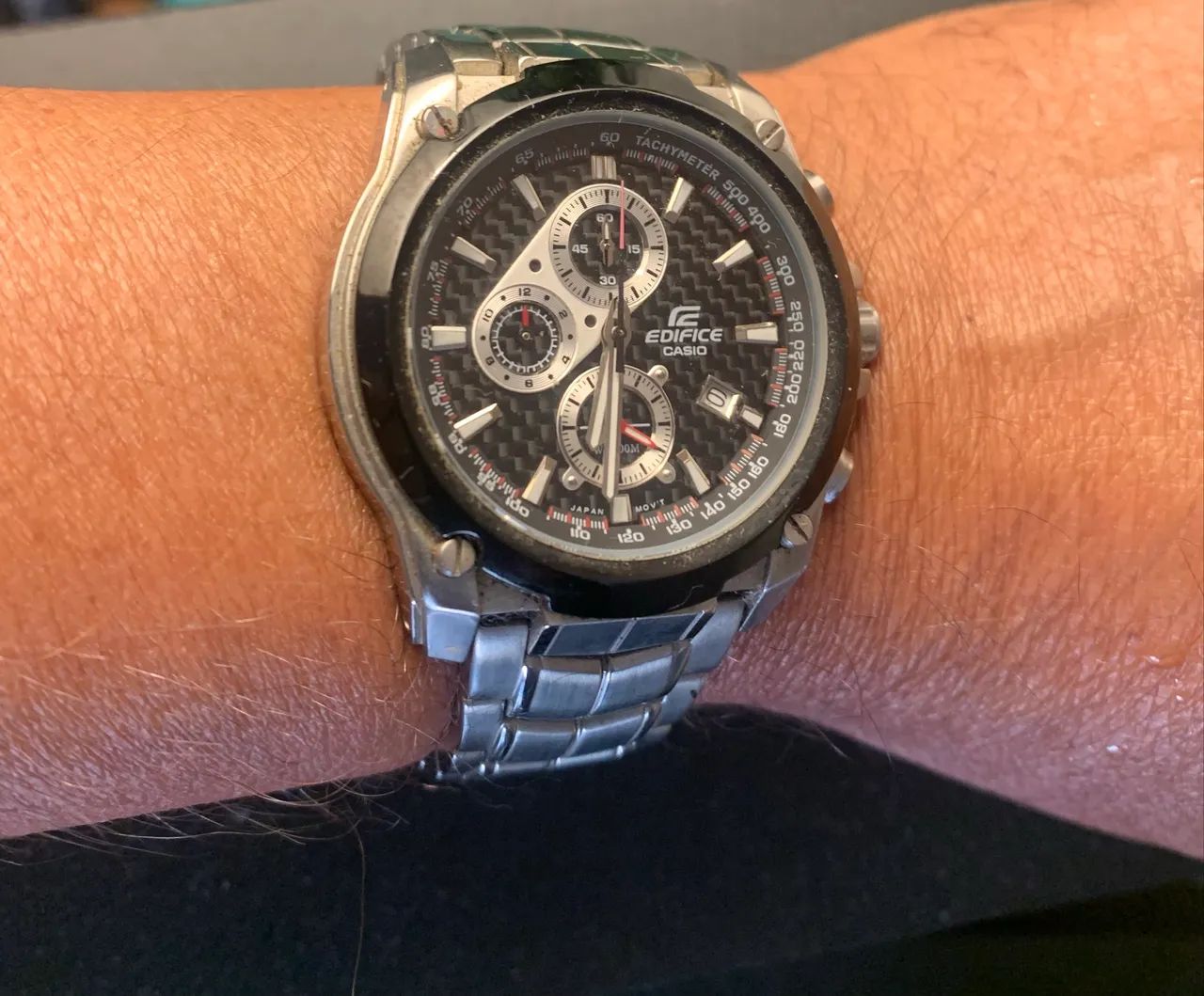 Casio Edifice EF-546D-1A1V (da linha de cronógrafos esportivos da Casio). - Foto 4