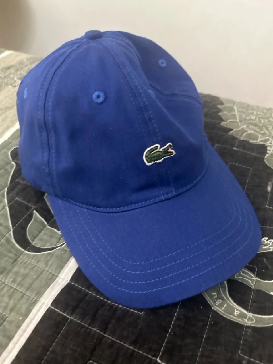 Boné lacoste azul original