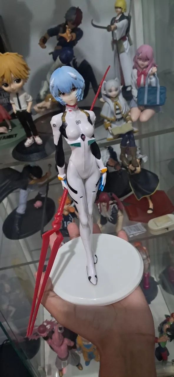 Neon Genesis Evangelion Rei Ayanami Figure 23cm para Coleção