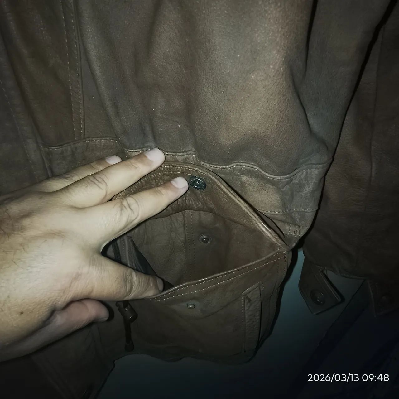 blusa de couro  - Foto 4