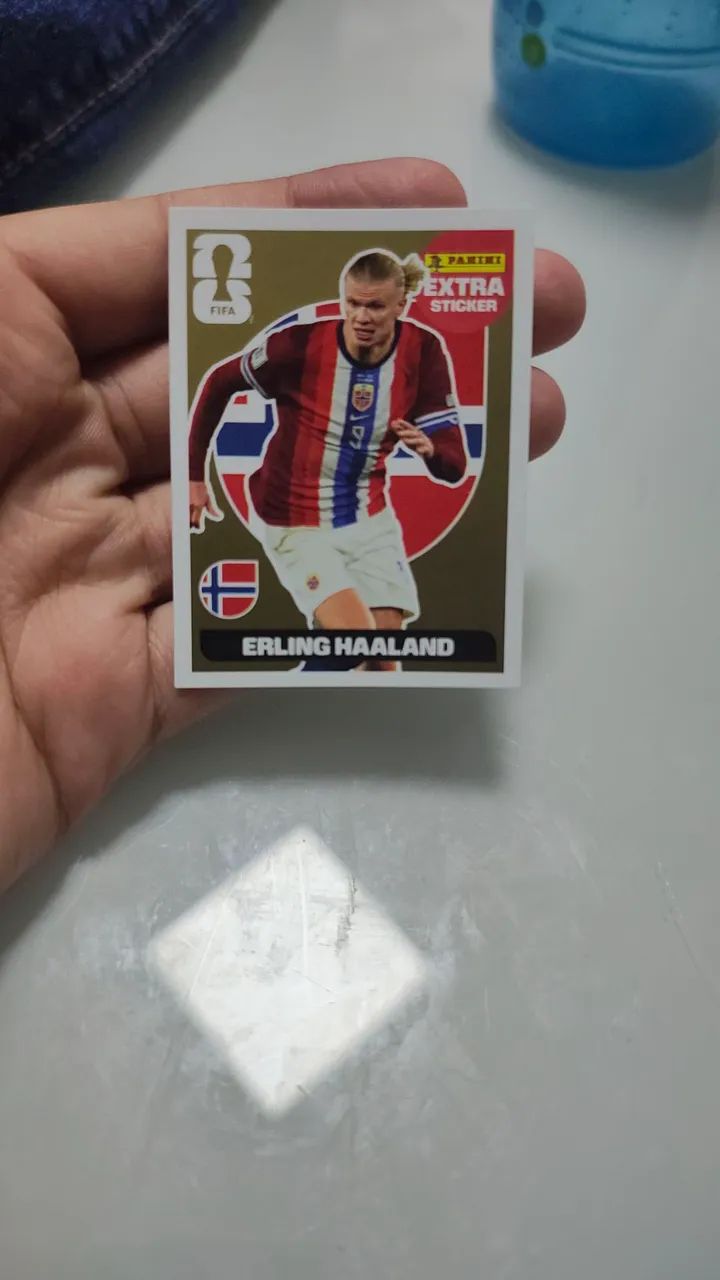 Figurinha legend ouro do haland 2026