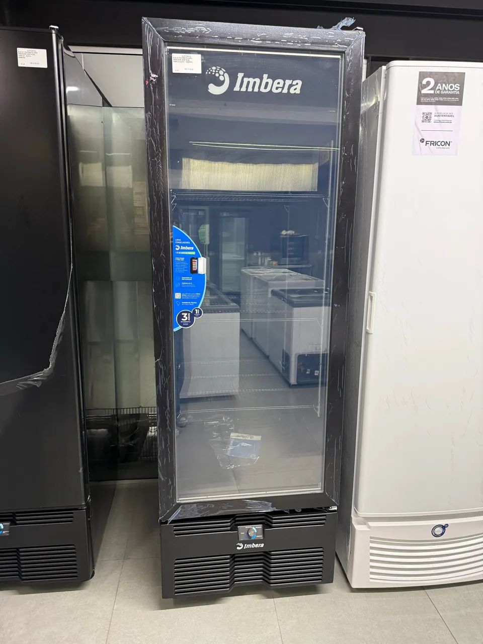 EVZ-21 PV PRETO FREEZER VERTICAL TRIPLA AÇÃO - IMBERA