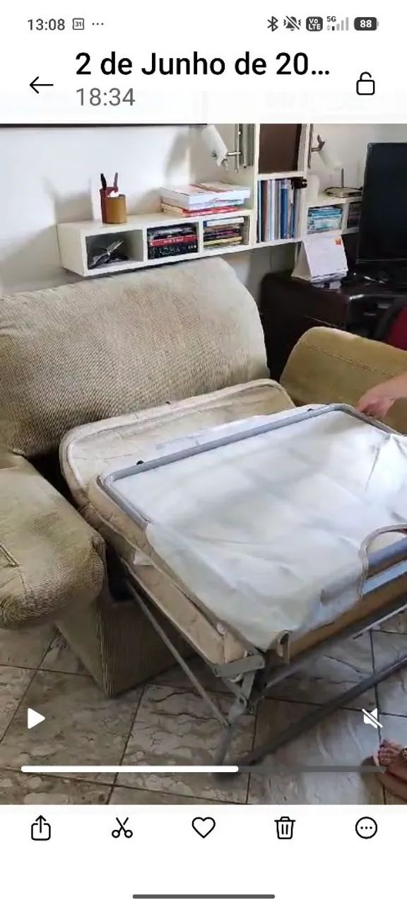Sofá - cama solteiro da Herval  - Foto 3