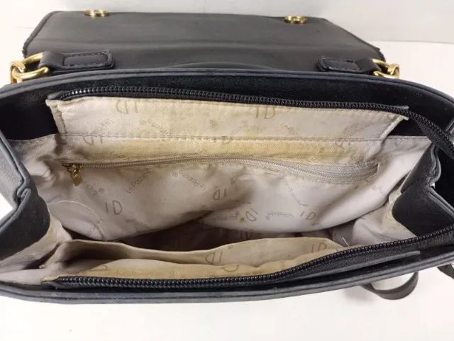 Bolsa Transversal Le Postiche Original Preta (Alça de Corrente e Fivela Dourada) - Foto 5