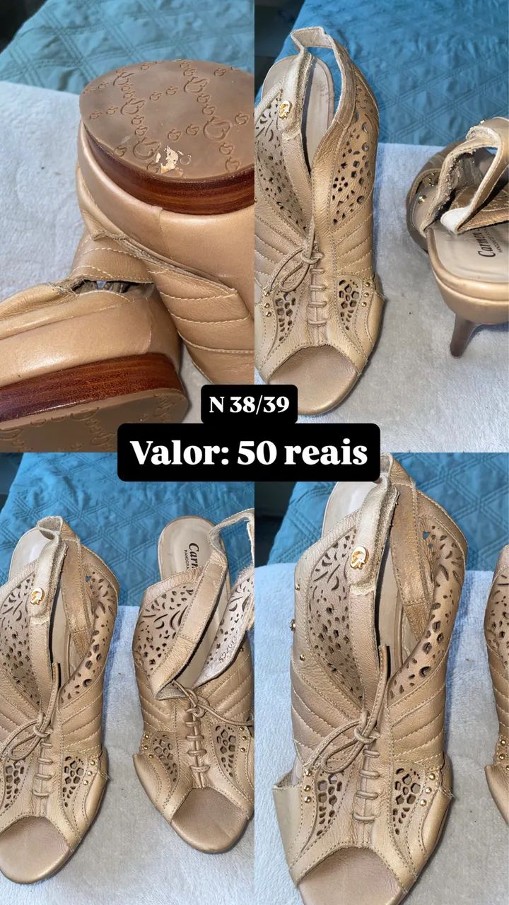 Sapatos semi novos - Desapego - Foto 3