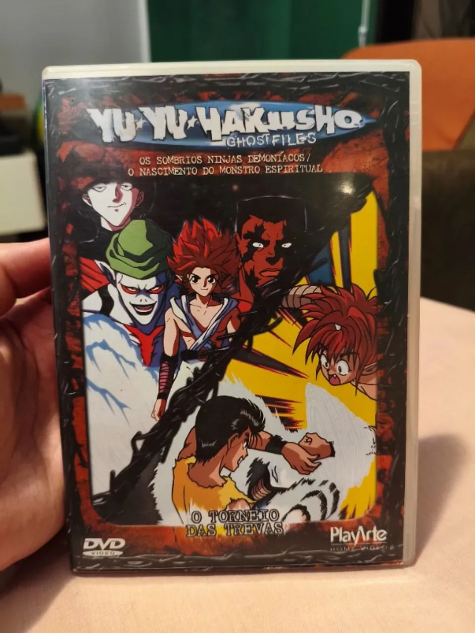 Yu Yu Hakusho - O Torneio das Trevas - 4 DVD's originais Playarte - Foto 2