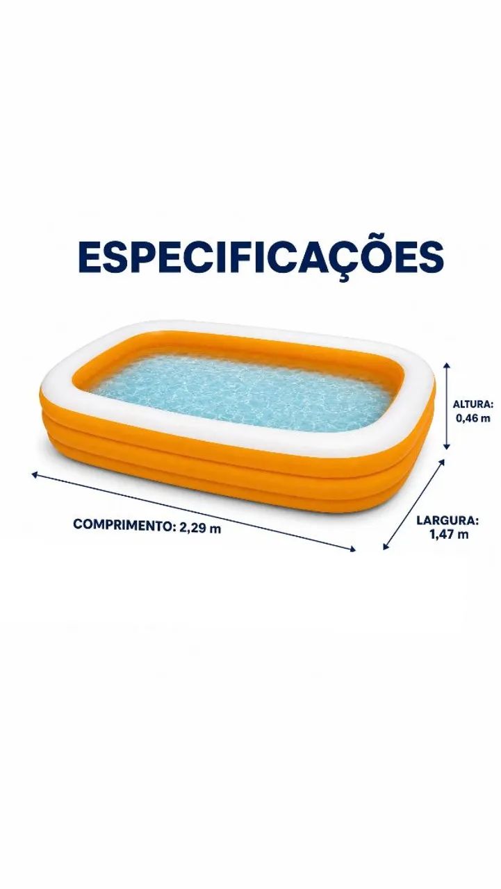 Piscina Inflável 800 Litros - Foto 2