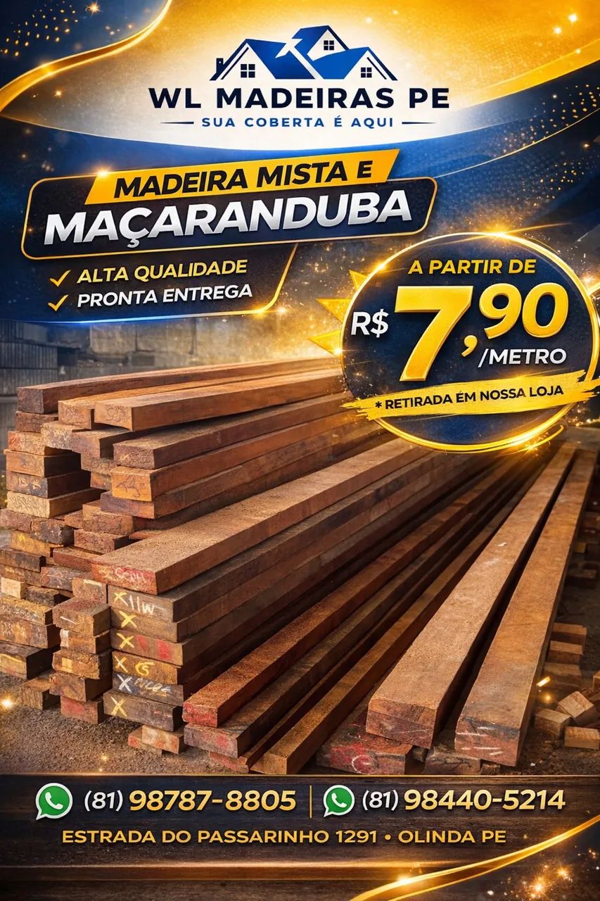 MADEIRA MISTA E MAÇARANDUBA 