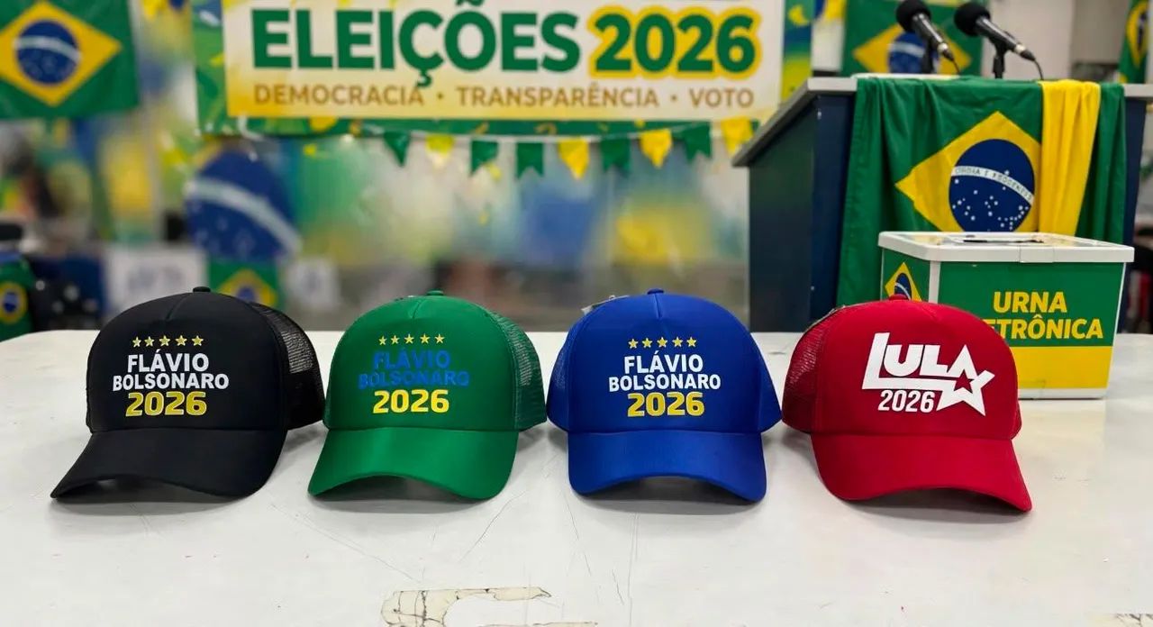 Boné dos candidatos a presidente 