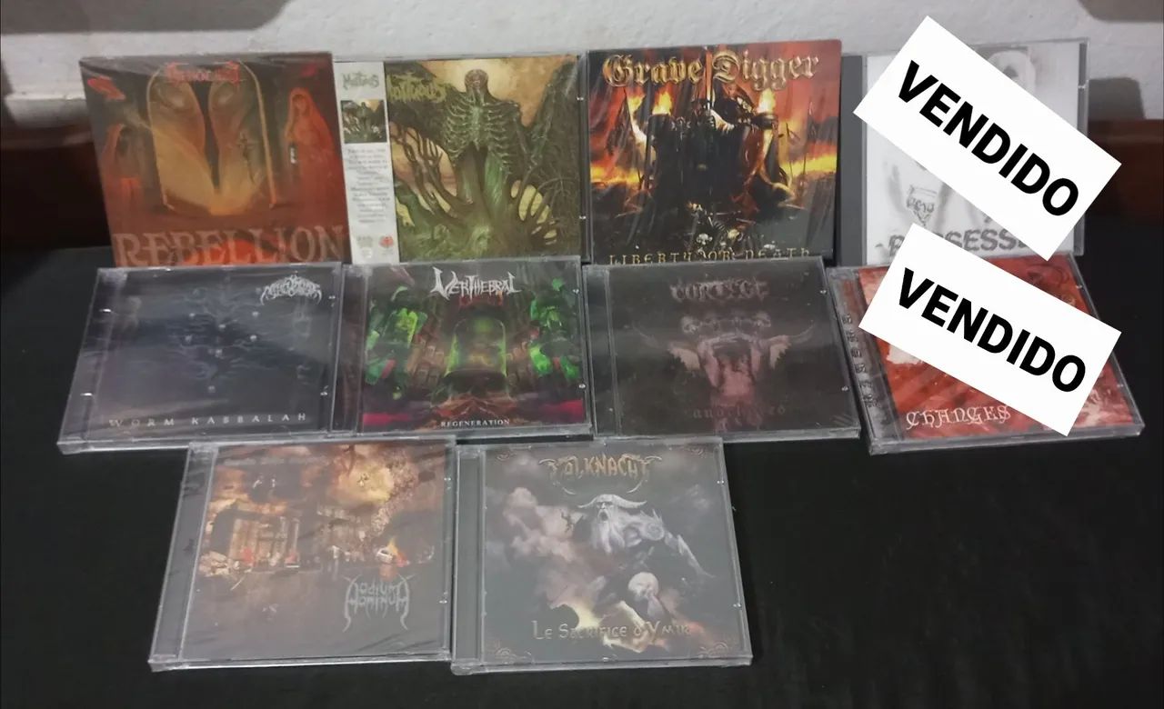 CDs de Metal Lacrados
