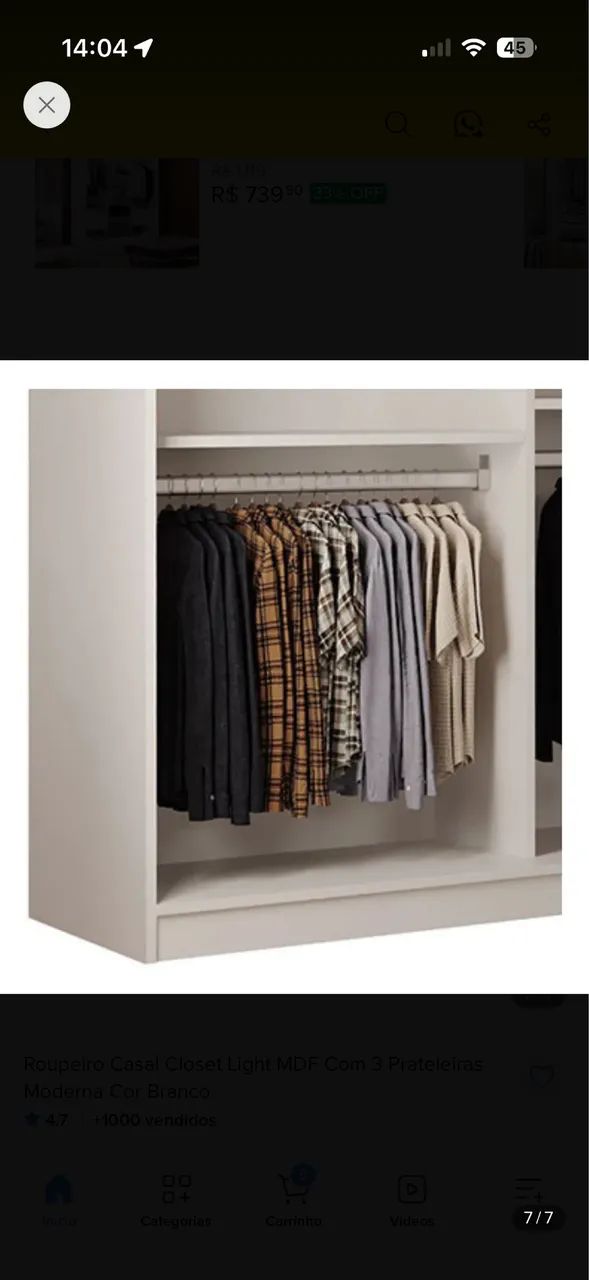 Roupeiro Closet Light - Foto 2