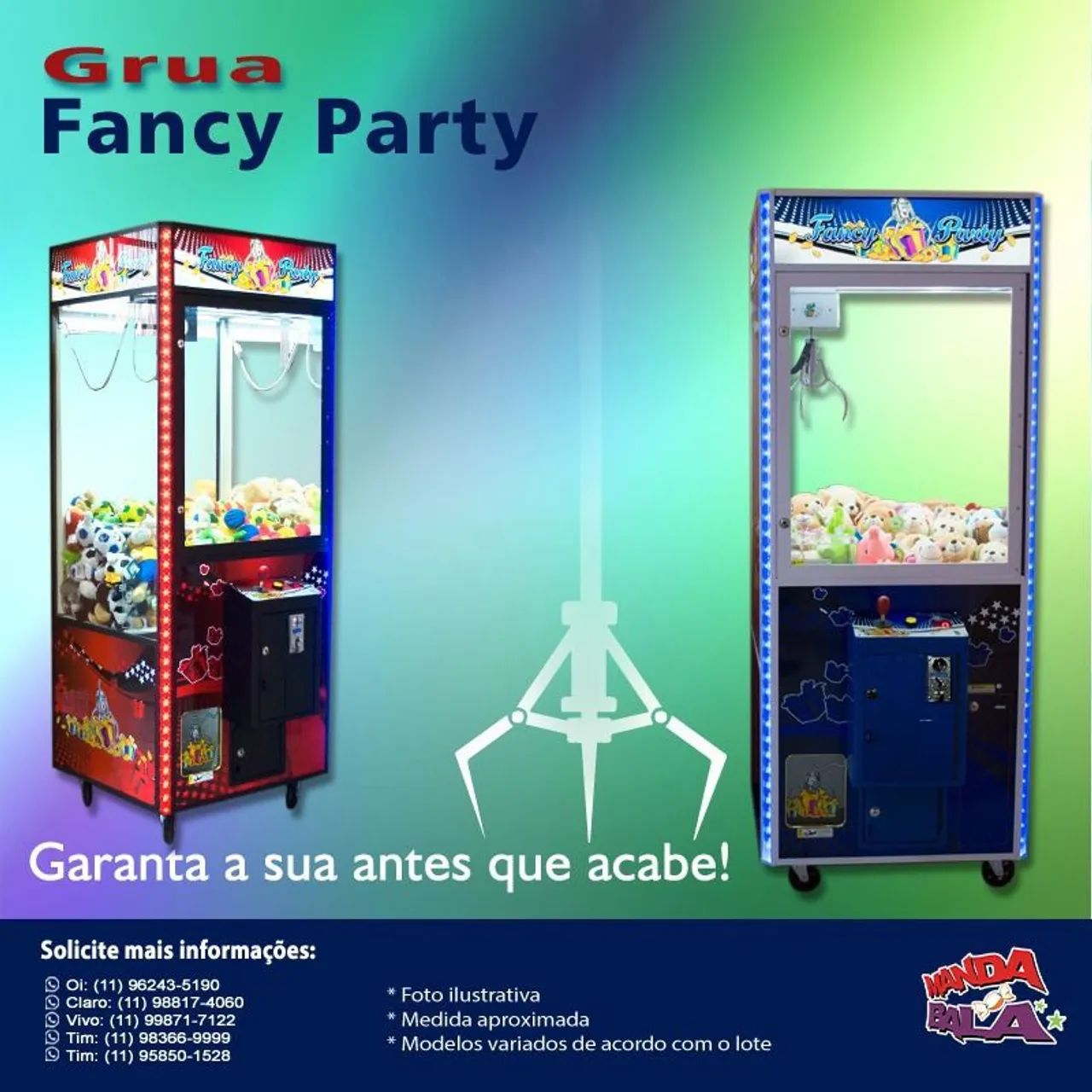 Grua pelucias