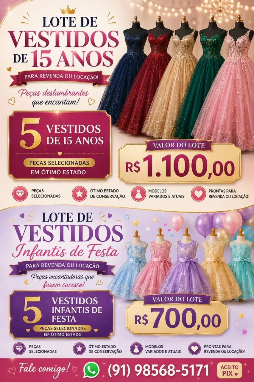 Venda de lotes de trajes - Foto 2