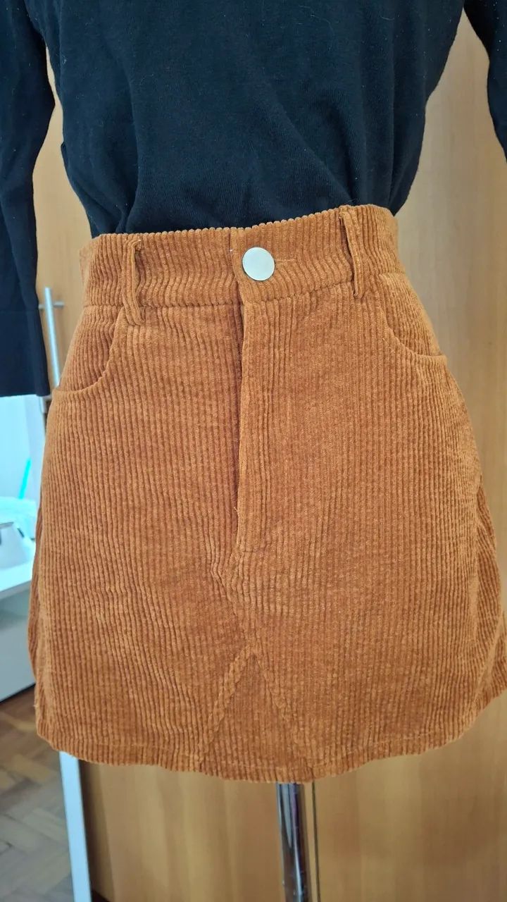 MINI SAIA VELUDO SHEIN - Foto 2