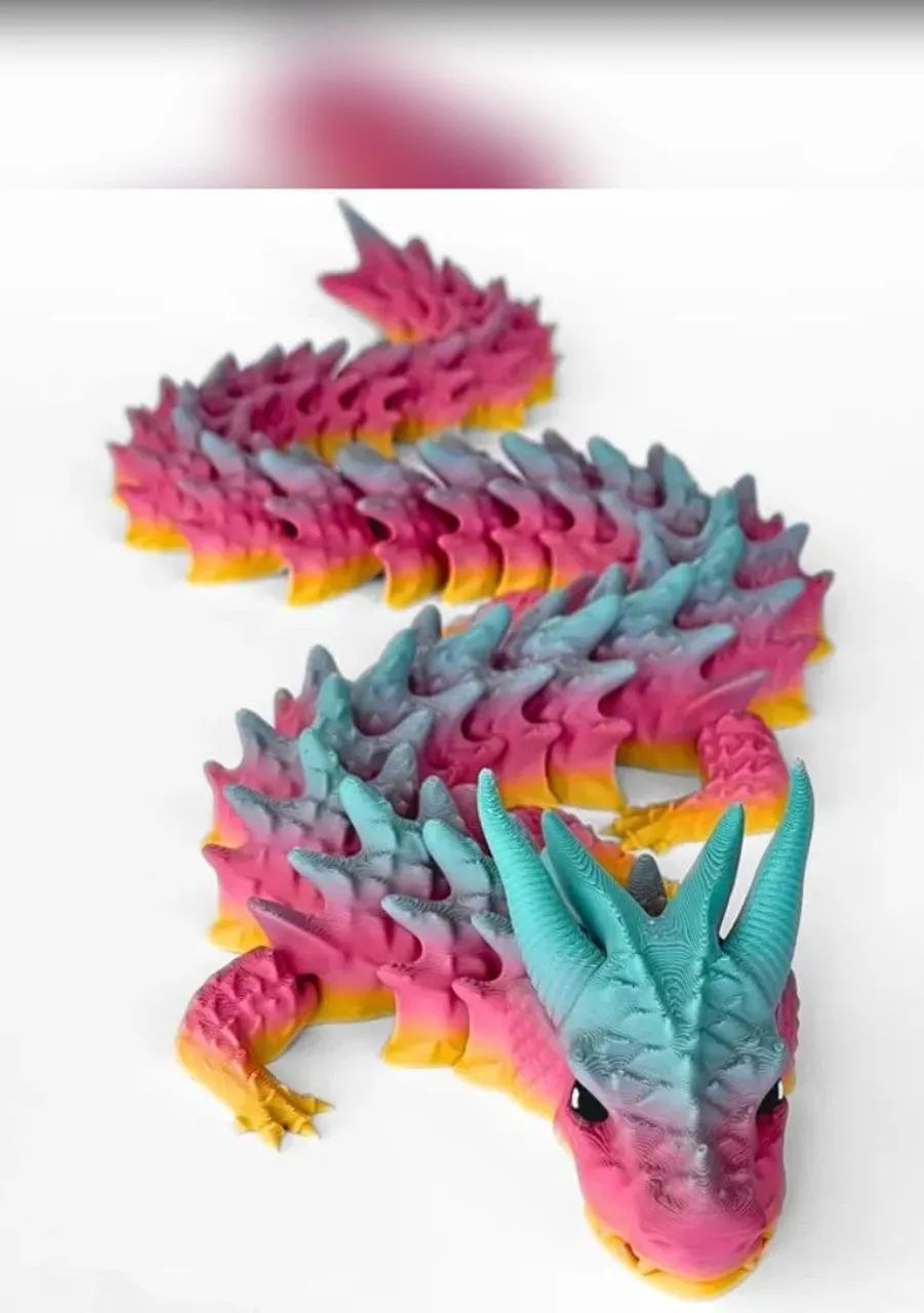 Dragão articulado em 3D - Foto 5