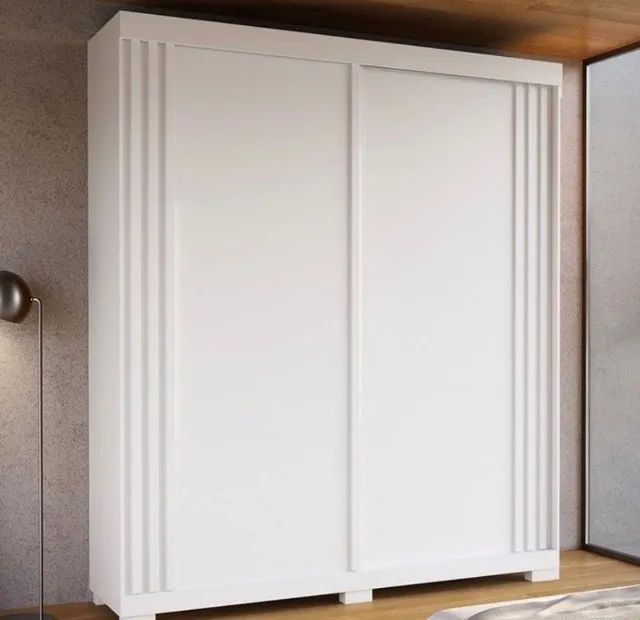 Guarda Roupa 2 Portas Vértice 180 Branco