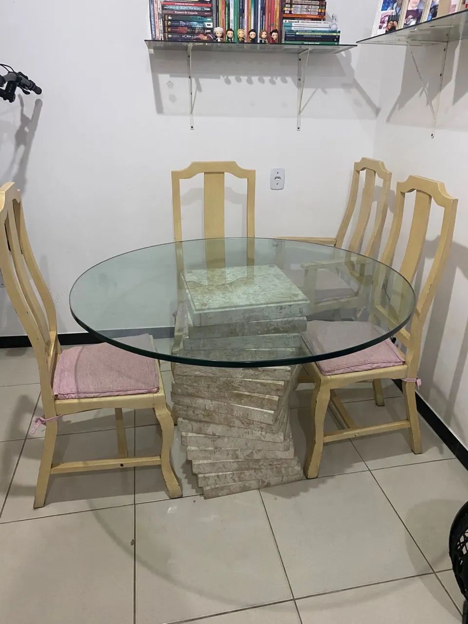 Mesa de Jantar 6 Lugares + Cristaleira | Ótimo Estado - Foto 5