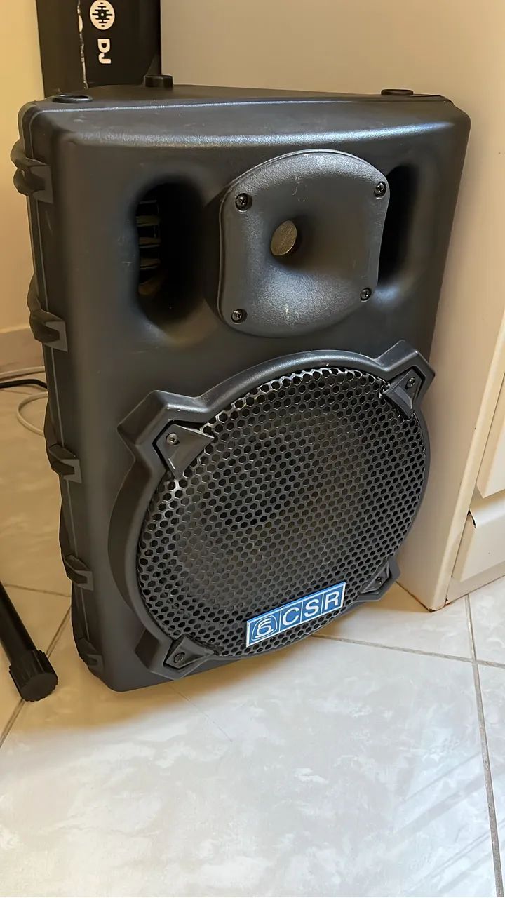  2 Caixas de Som CSR 100W RMS ativa e passiva - Foto 4