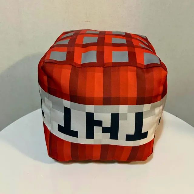 Almofada TNT Minecraft (22x22x22cm) - Foto 4