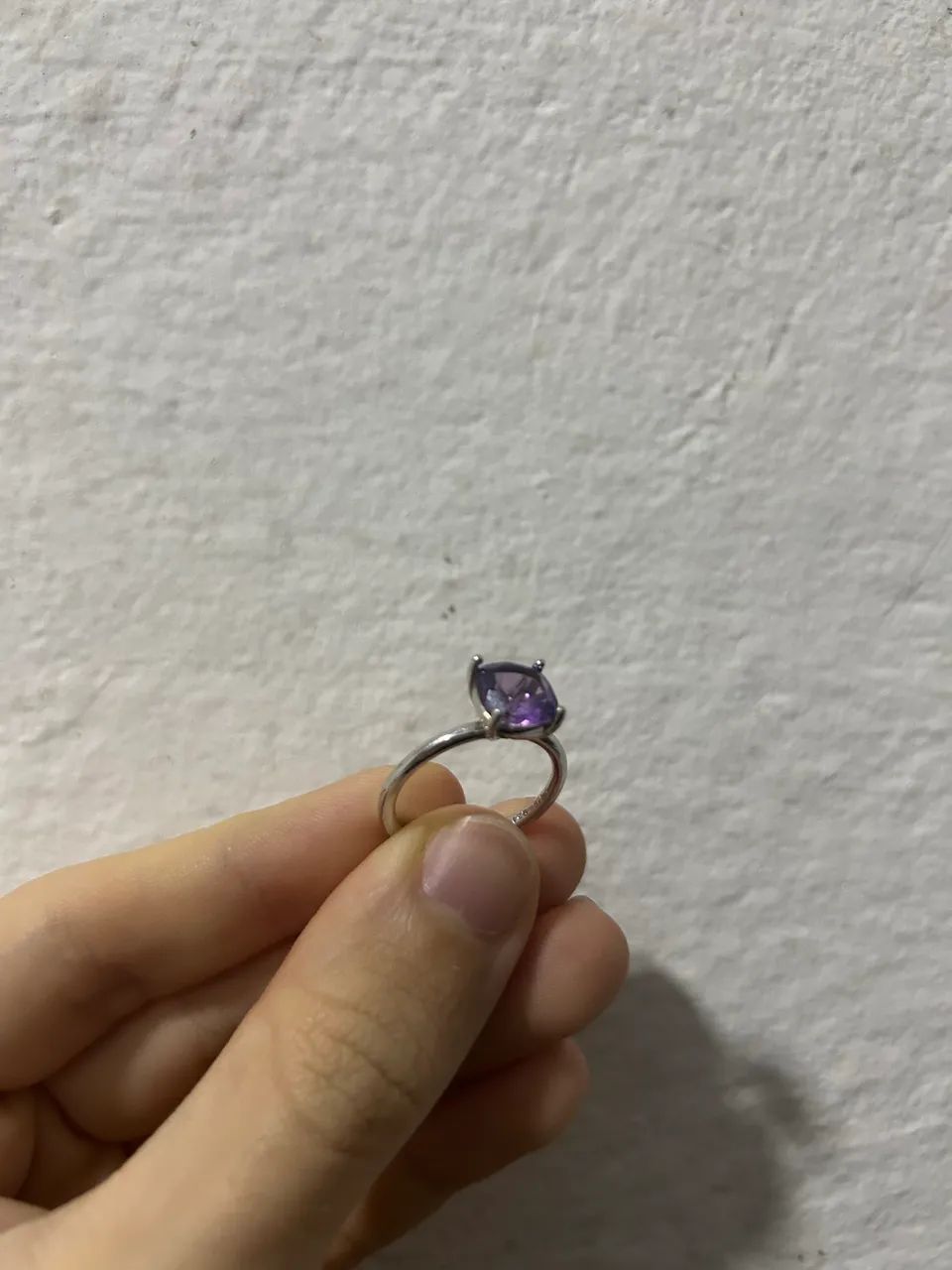 Anel Lavanda em Prata 925 com Ametista - VIVARA