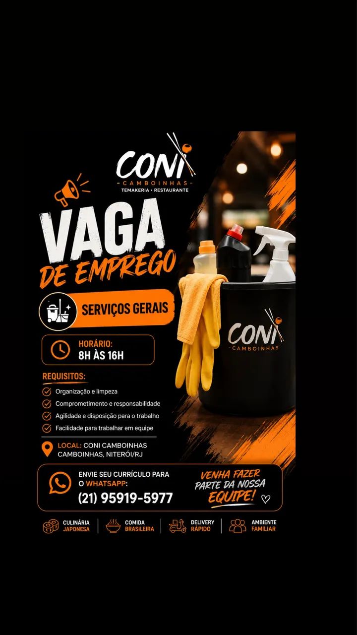 Vaga de trabalho 