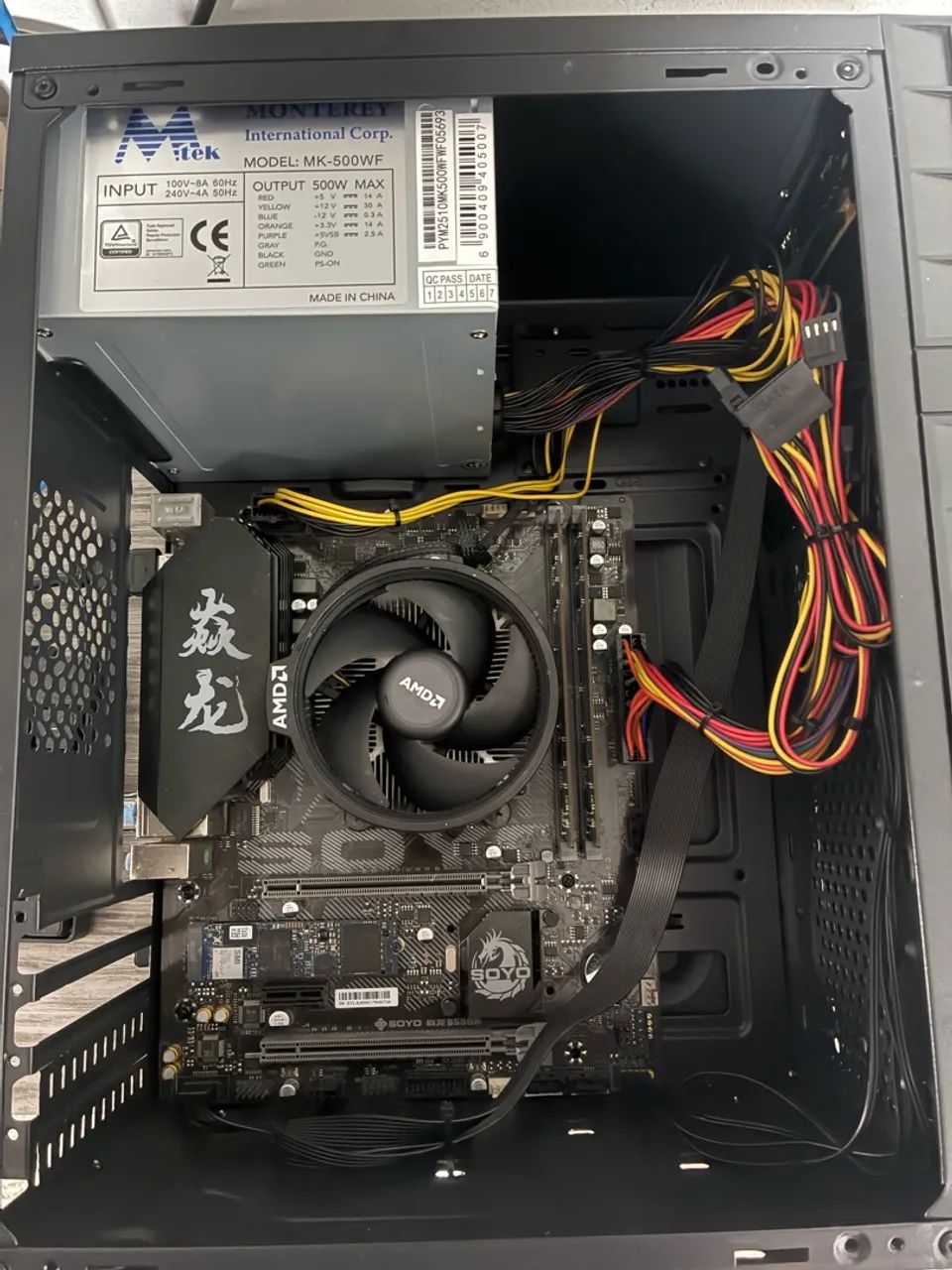 Kit Ryzen 3 3200g + placa mãe B550m