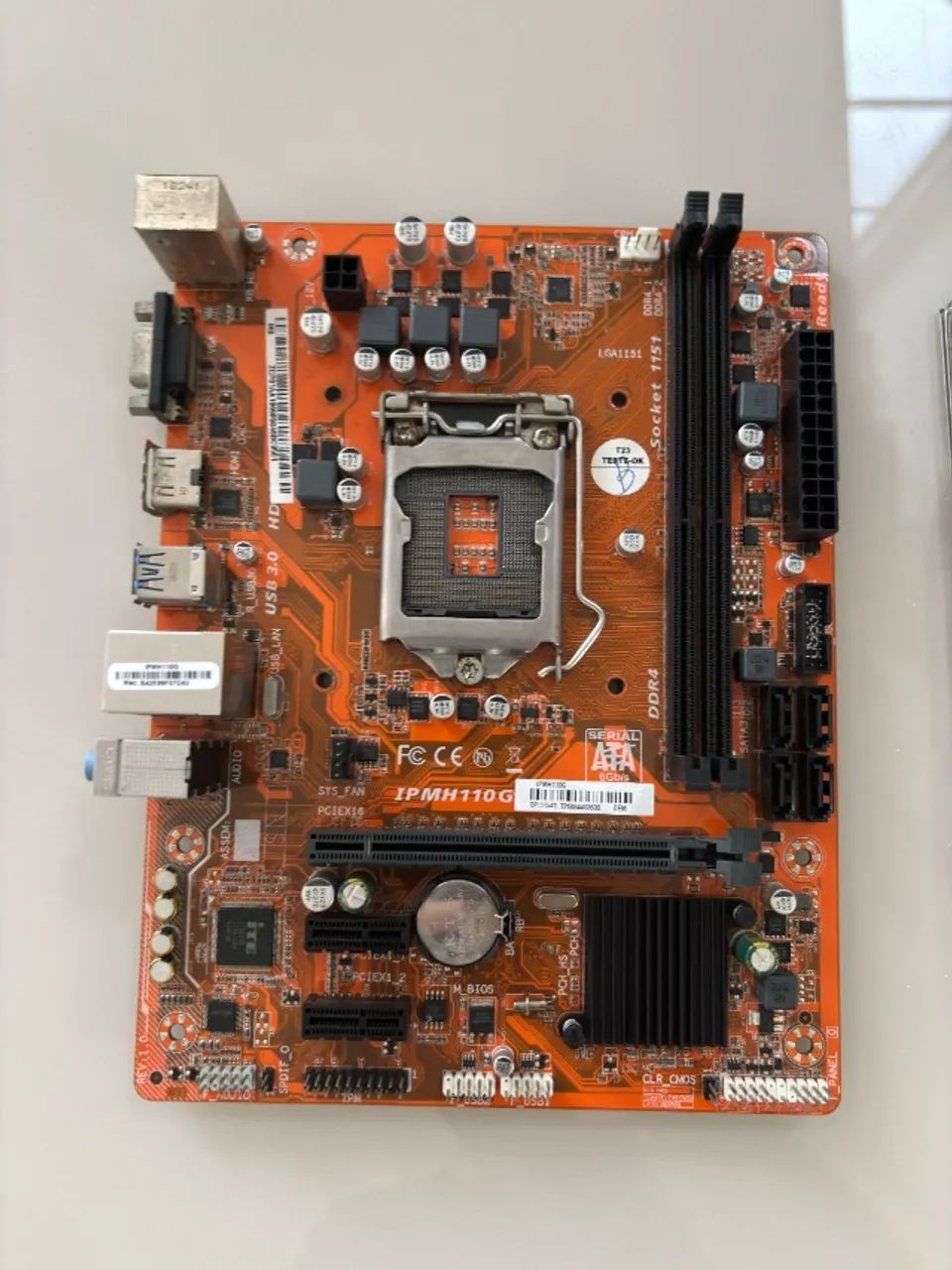 PLACA-MÃE IPMH110G, SOCKET INTEL 1151