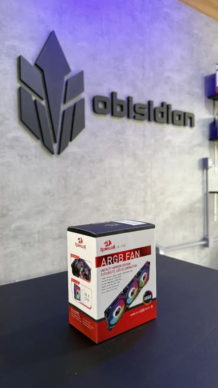 KIT DE FANS REDRAGON INFINITY ARGB - Foto 2