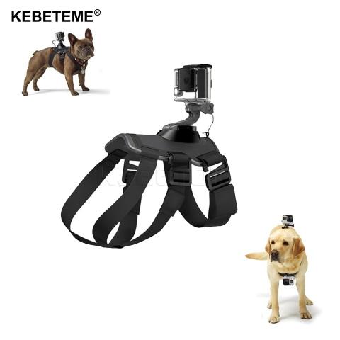 Suporte para por gopro no cachorro /dog tamanho ajustável go pro