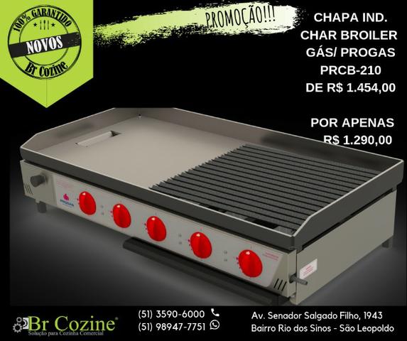 Promoção!!! Chapa indus Char Broiler PRCB-210 Progas / Br Cozine