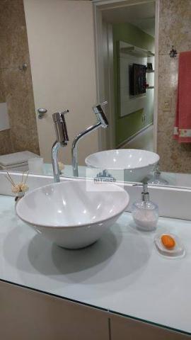 Ótimo apartamento frente mar, muito amplo beirando 280 m2, mobiliado, com sala, sala intim - Foto 19