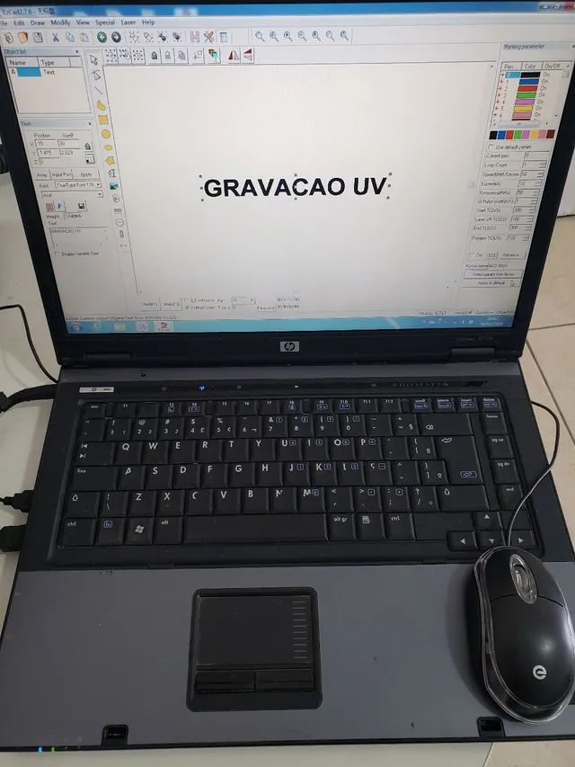 Máquina de Gravação laser UV