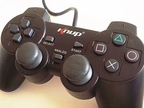 Controle Manete Joystic Usb Analogico Pc Ps2 Game - Online