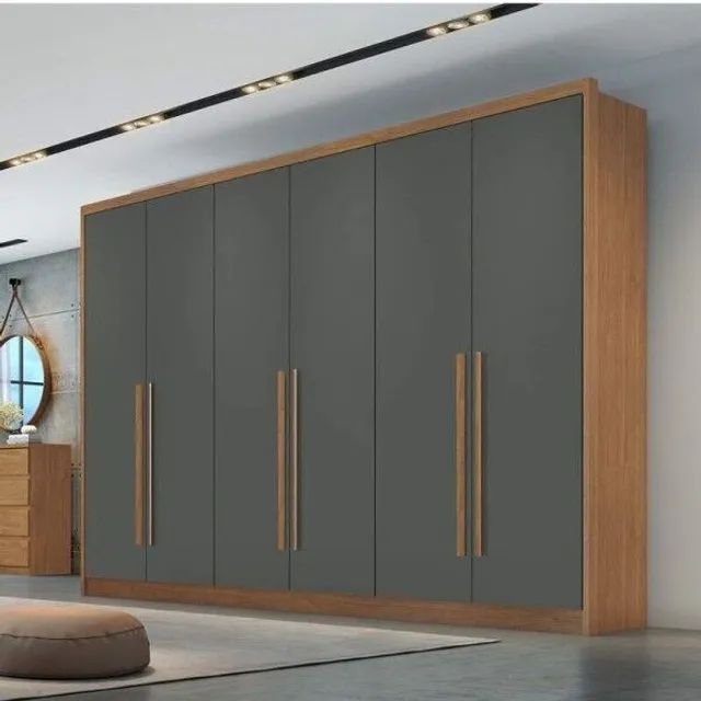 Roupeiro 6 Pts 8 Gav. Robust Plus 100% MDF.. rf3228m - Foto 2