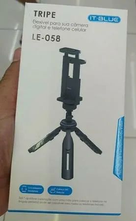 Tripé suporte para celular e tablet rotação 360°