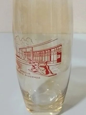 Trio de copos antigos de cristal marca cristais Hering  - Foto 6