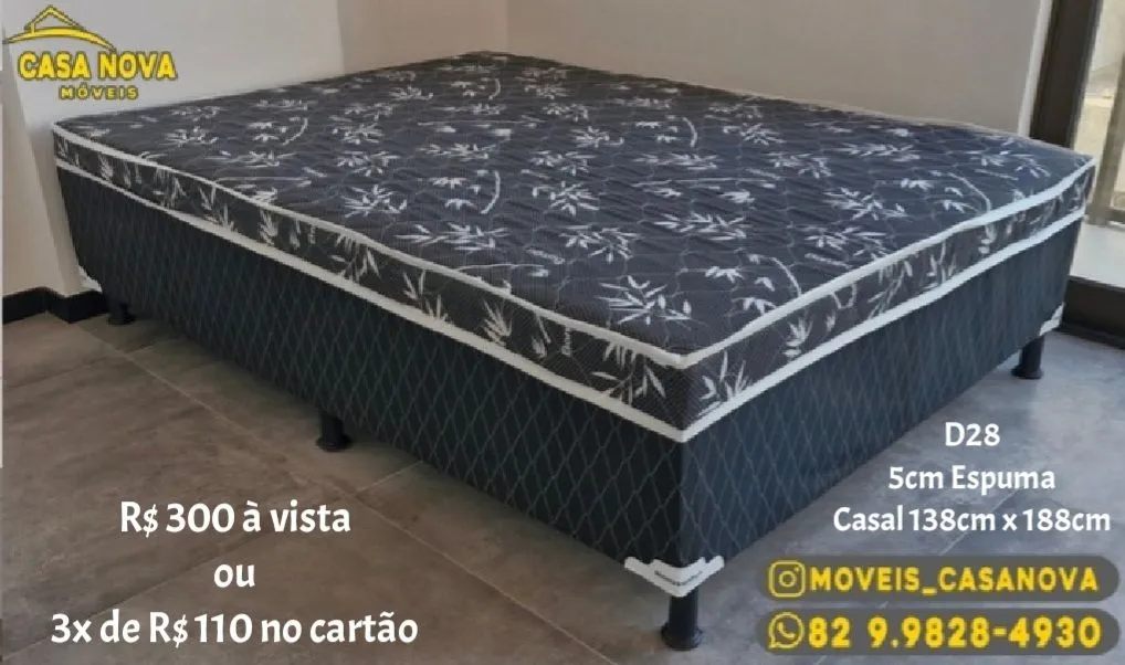 Cama Box Casal