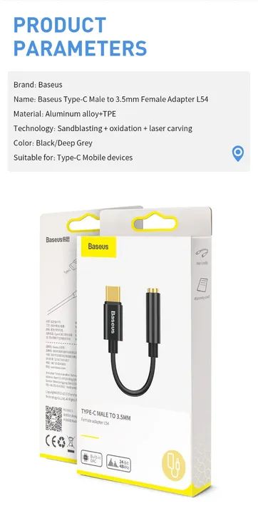 Cabo Adaptador de Áudio USB-C para Fone de Ouvido AUX 3,5mm - Foto 5