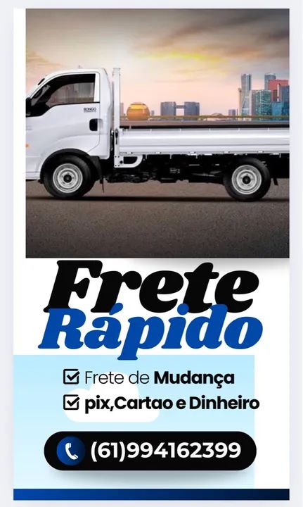 Frete rápido águas lindas e região 