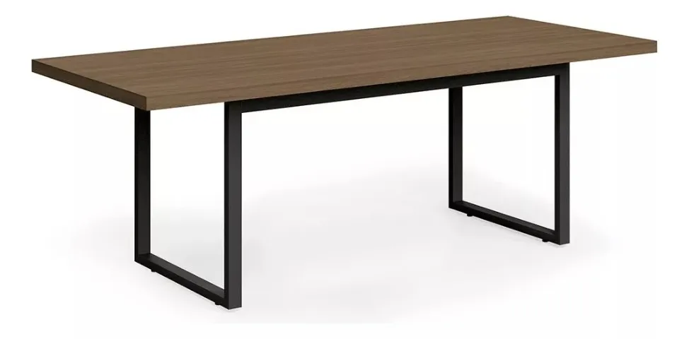 Mesa De Reunioes Para Escritório 2,20 Mt Carvalho Munique F2