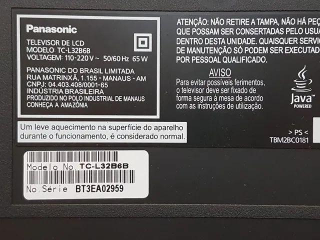 TV LED 32 Panasonic TC-L32B6B 2 HDMI - Foto 3